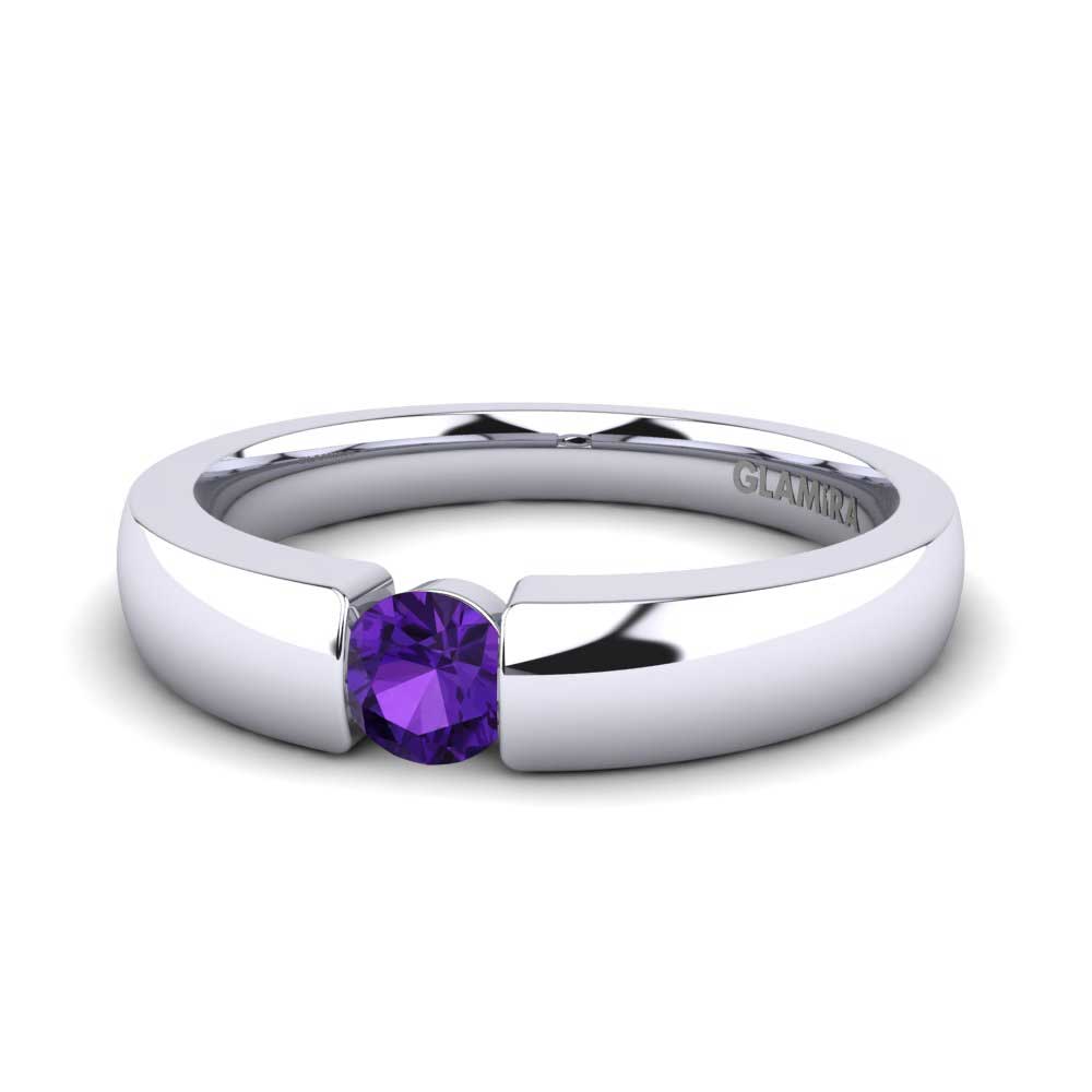 Forlovelsesring Lissy 0.25crt Ametyst