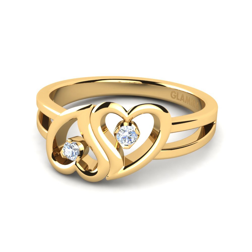 14ct Yellow Gold Lab Grown Diamond Ring Mindy
