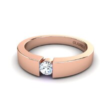 Tension 585 Rose Gold Engagement Rings