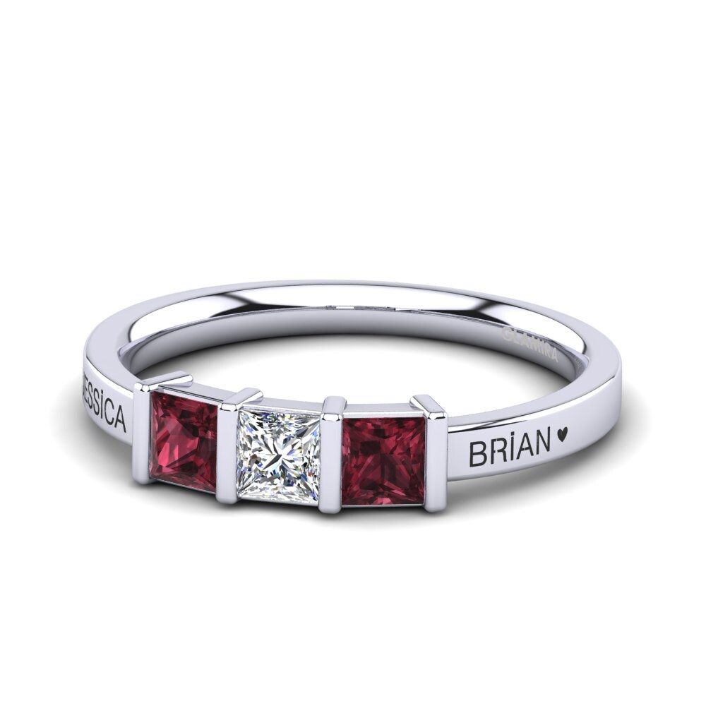 Garnet Ring Charlese
