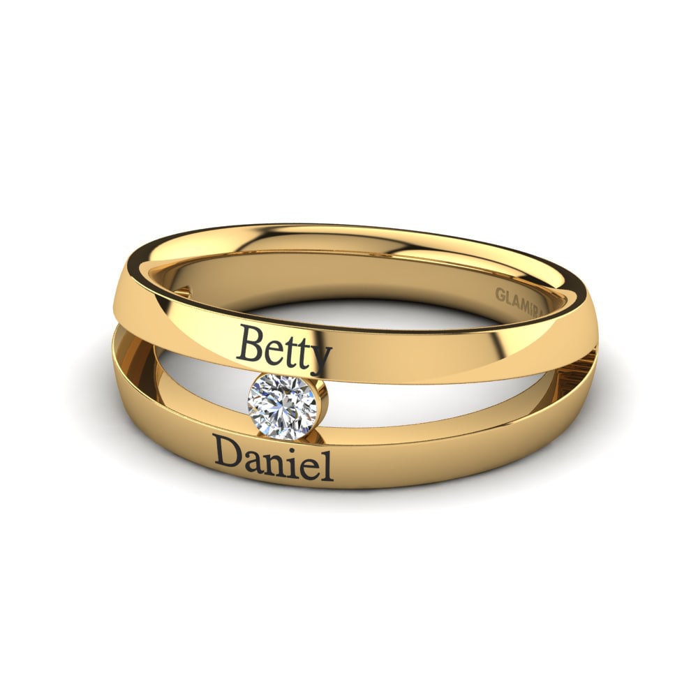 14ct Yellow Gold Lab Grown Diamond Ring Draven