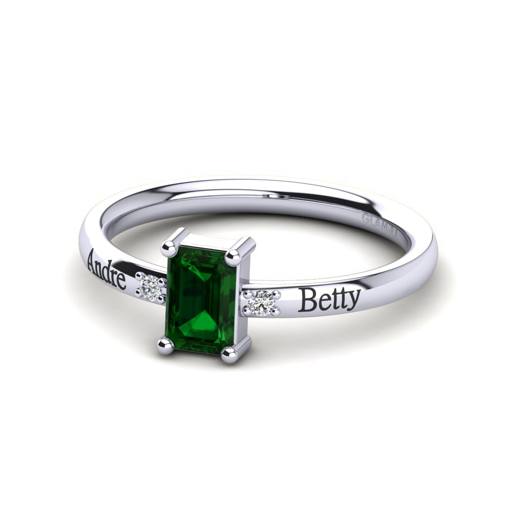 Circonita Verde Anillo Eliseo