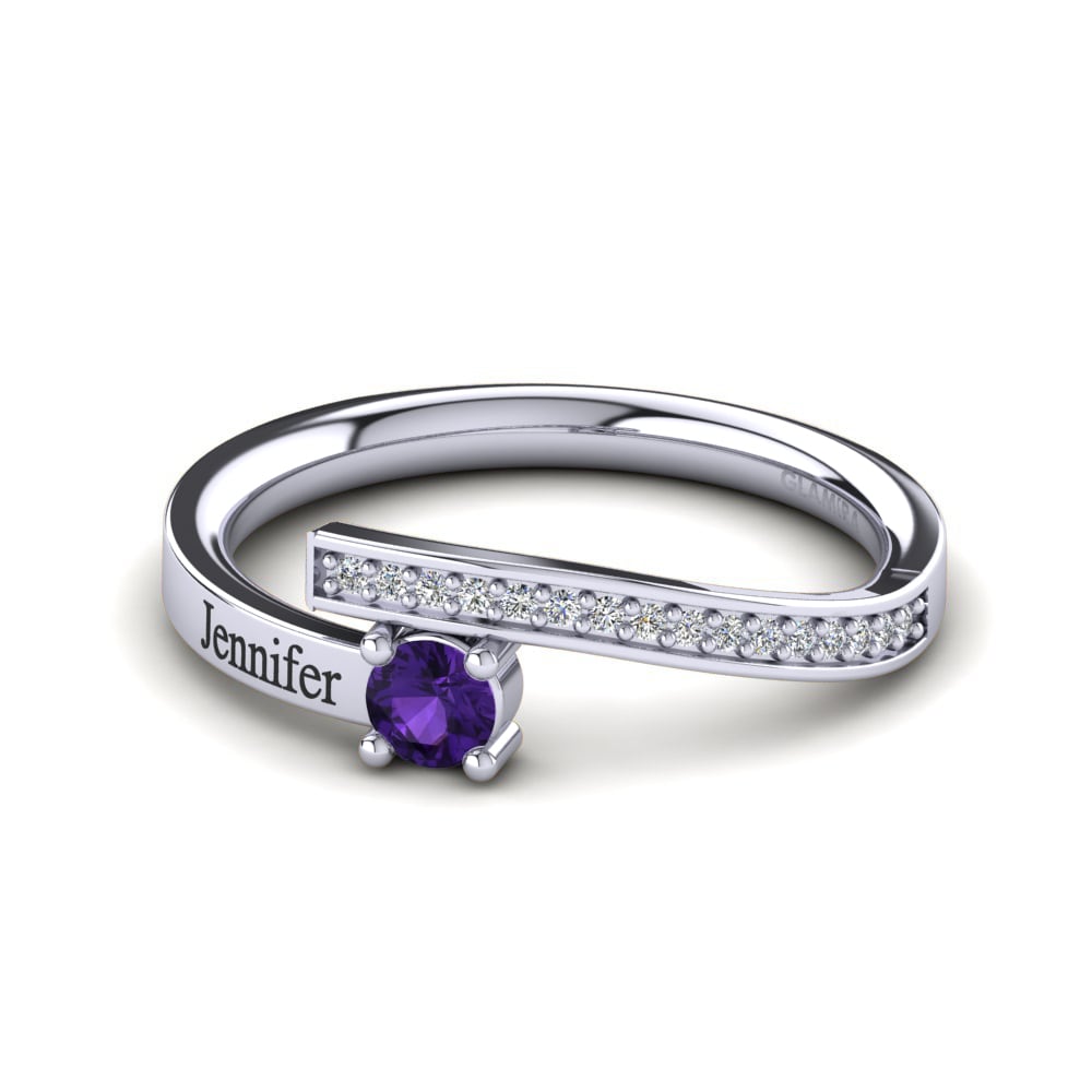 Palladium 950 Amethyst Ringe Fridolin