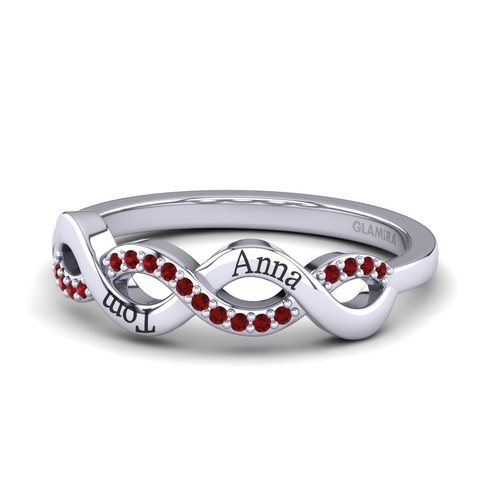 Roter Zirkonia Ringe Gerwin