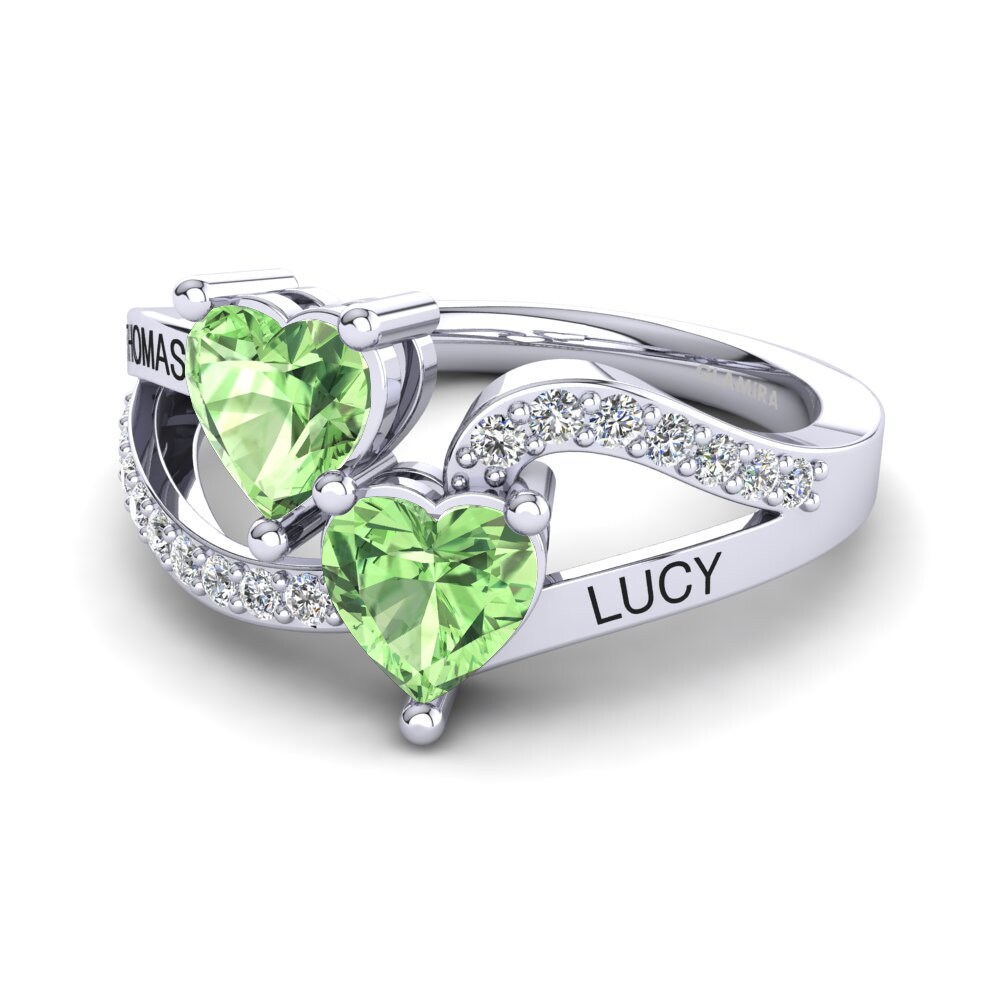 Green Amethyst Ring Jaume