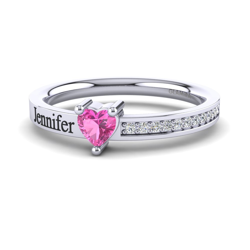 Turmalina rosa Anillo Quanika