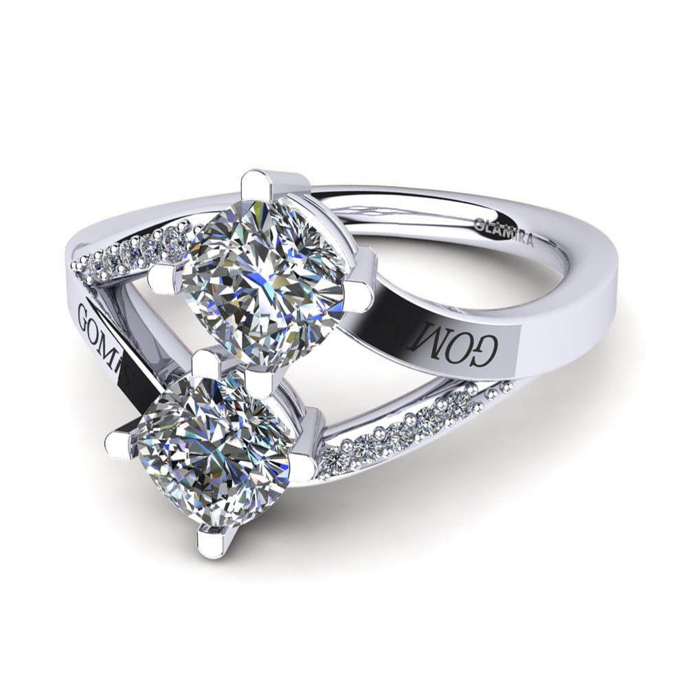 Zafiro blanco Anillo Seneca
