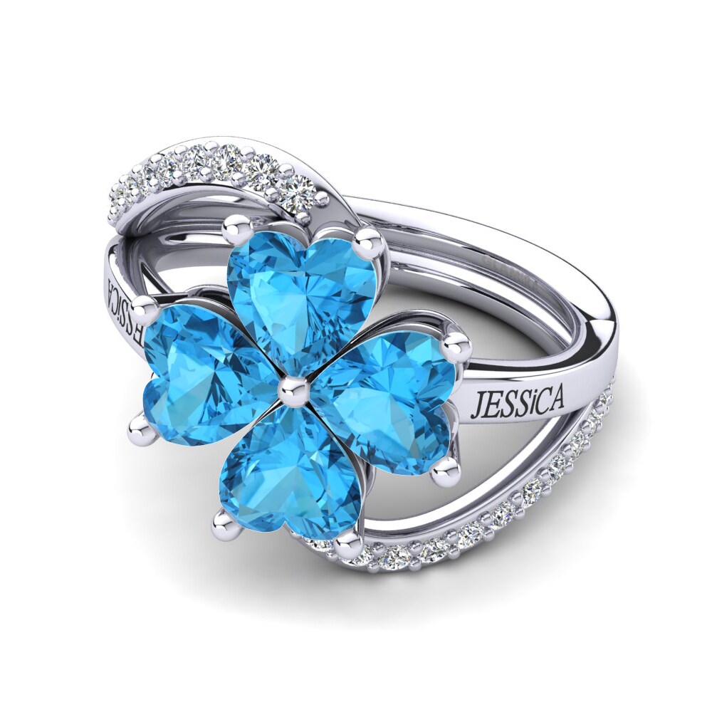 Blue Topaz Ring Shaune