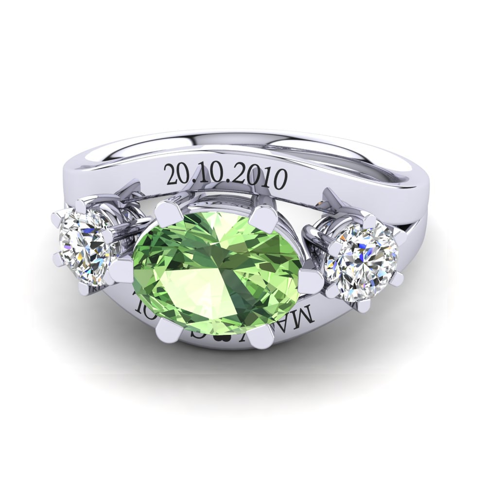 Green Amethyst Ring Spencre