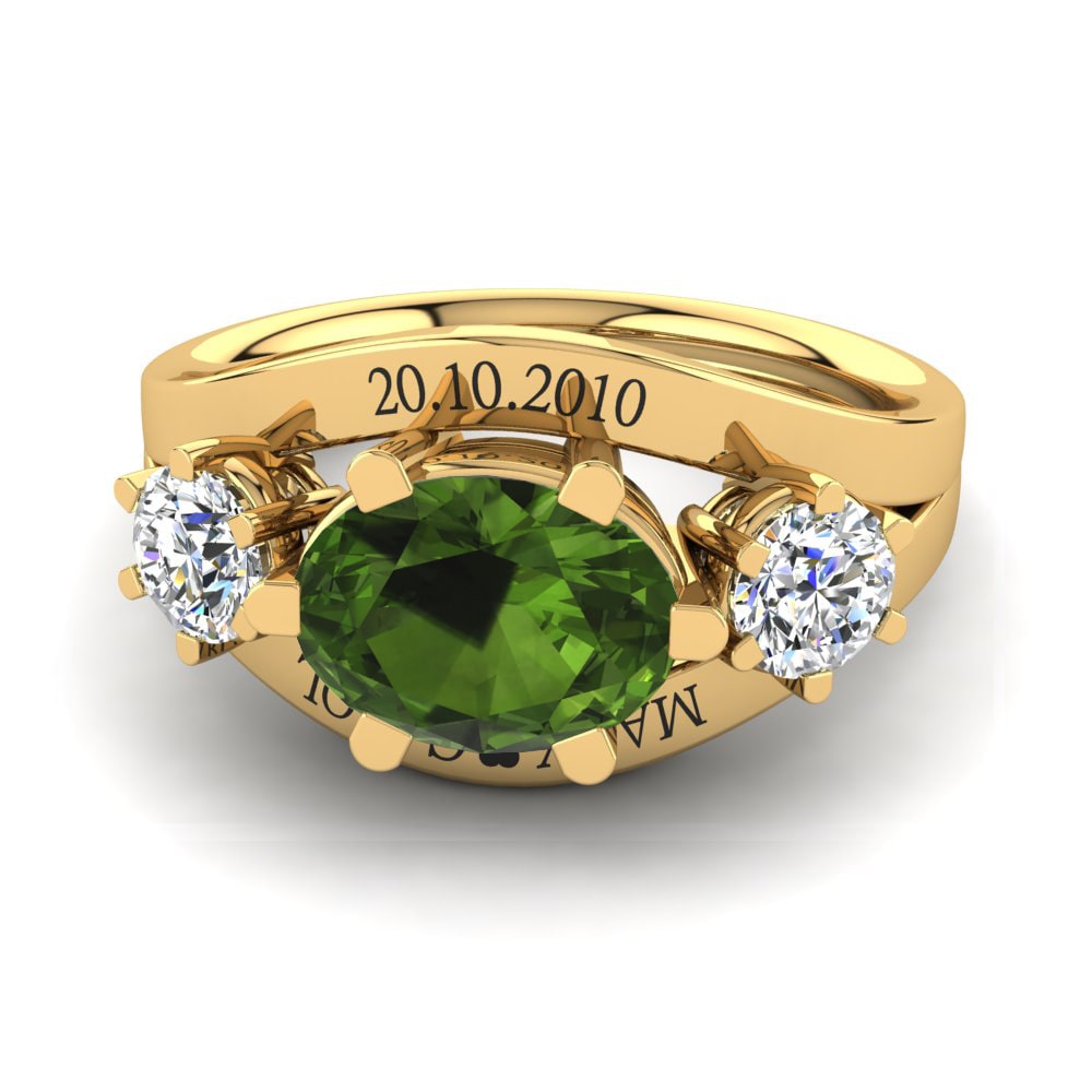 Green Tourmaline Ring Spencre