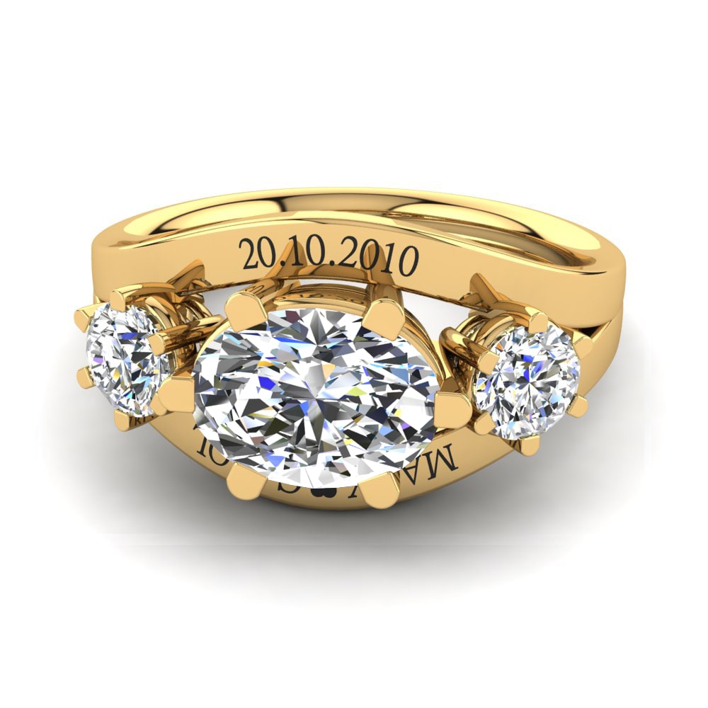 Moissanita Anillo Spencre