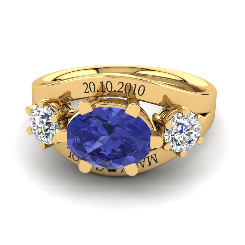 Tanzanita Anillo Spencre