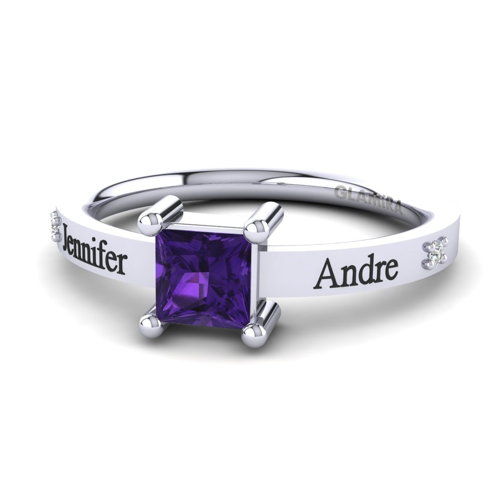 Palladium 950 Amethyst Ringe Terantia