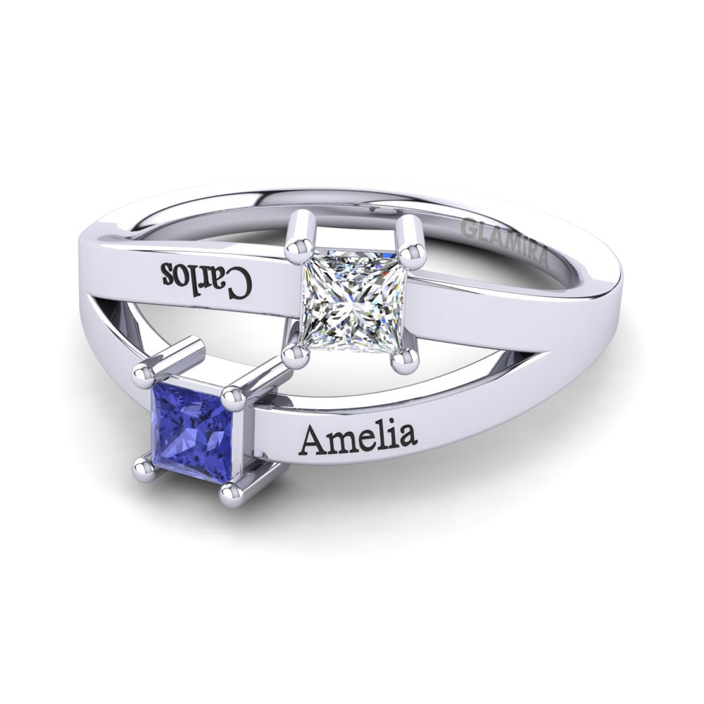 Princess Tanzanite Ring Tishal