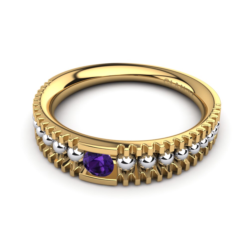Améthyste Bague de fiançailles Rasia