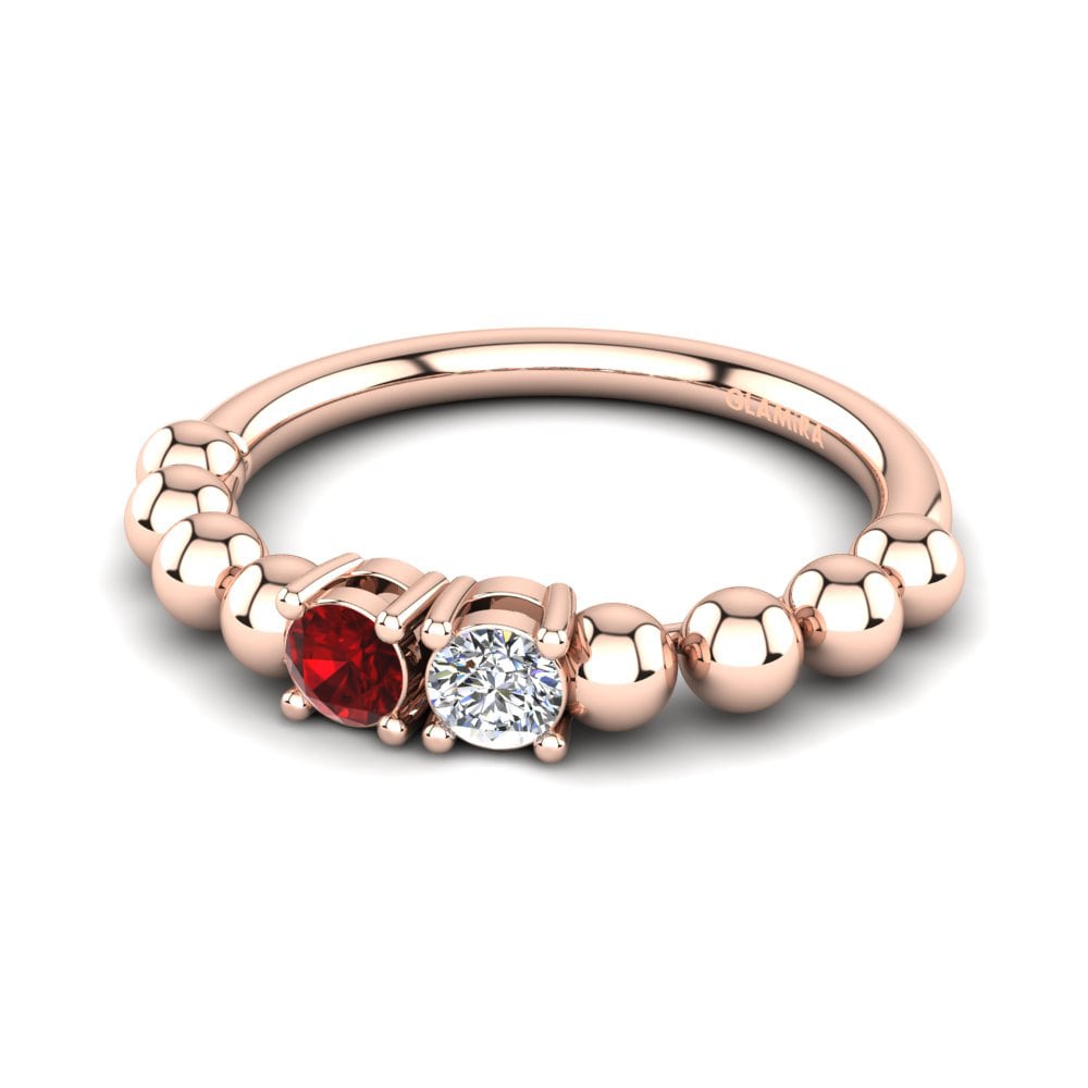 Red Zirconia Ring Samarria
