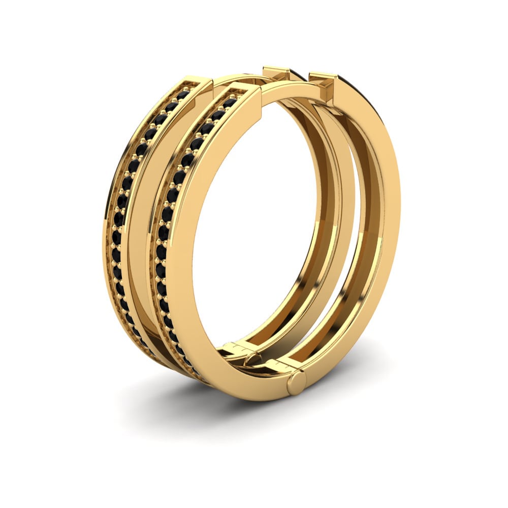 14K Geel Goud Dames Oorbellen Sheilah 18 mm