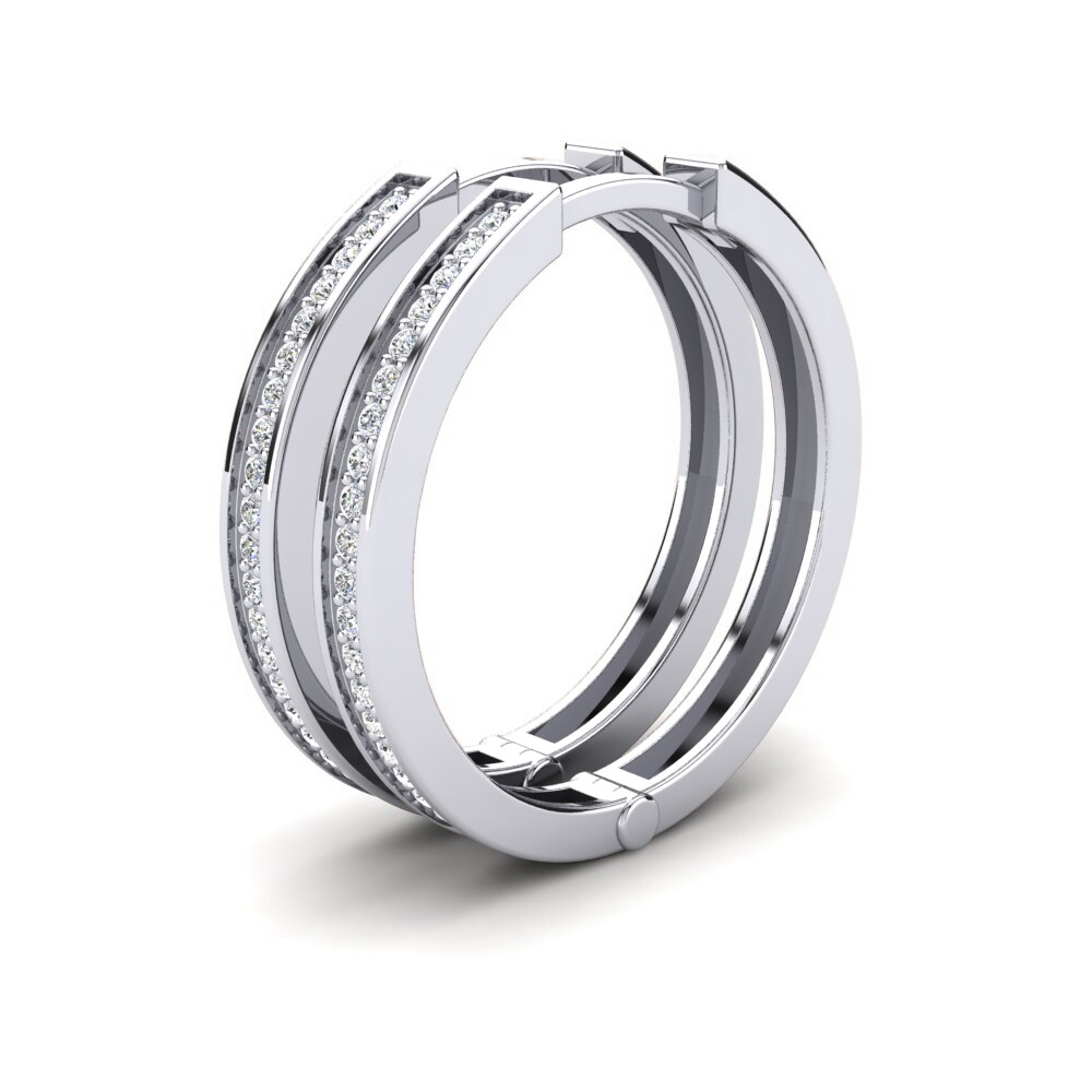 Zirkoon Dames Oorbellen Sheilah 18 mm