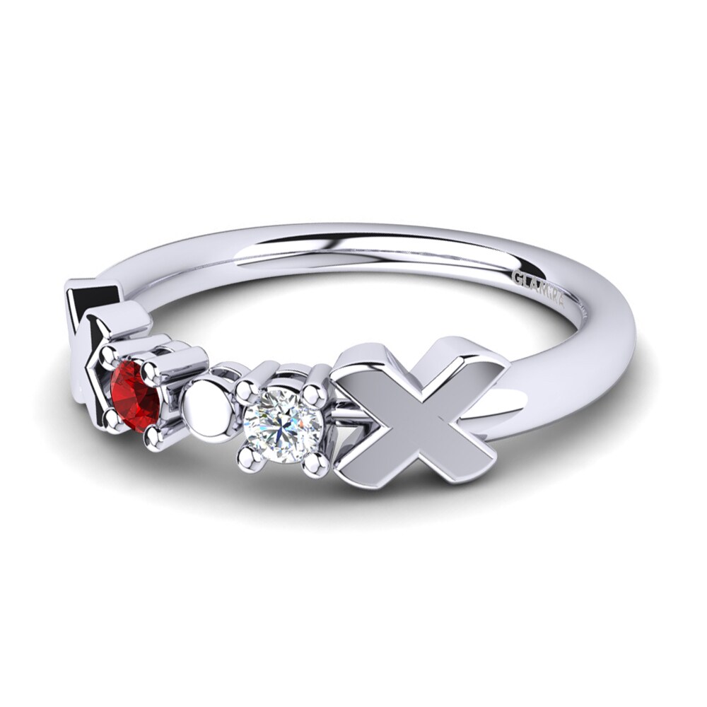 Red Zirconia Ring Siomara