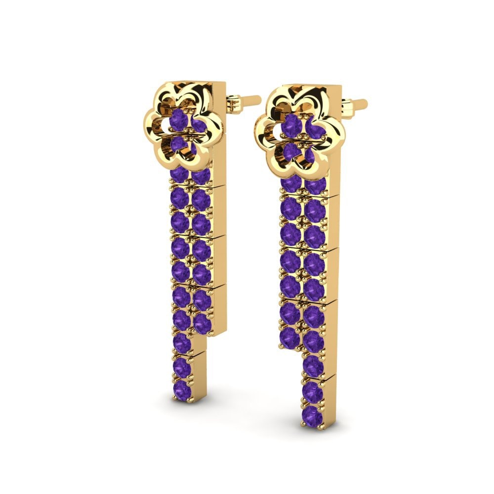 Amethyst Women's Earring Ely
