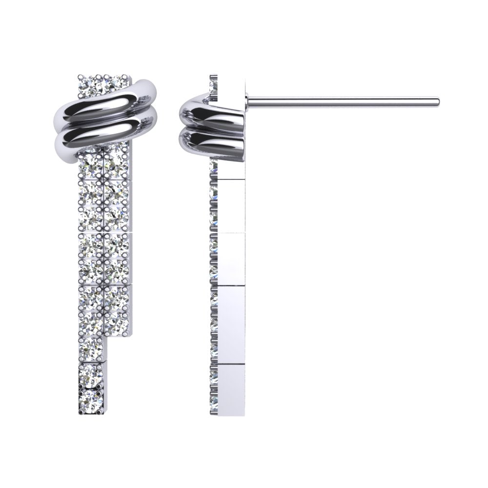 Lab Grown Diamond Women's Earring Vils