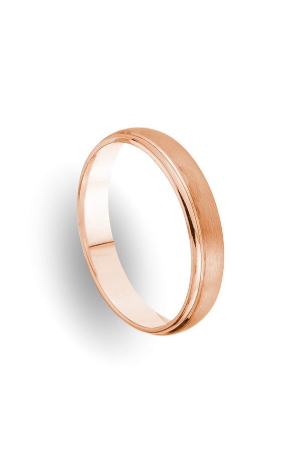9k Rose Gold Men's Wedding Ring Sense June