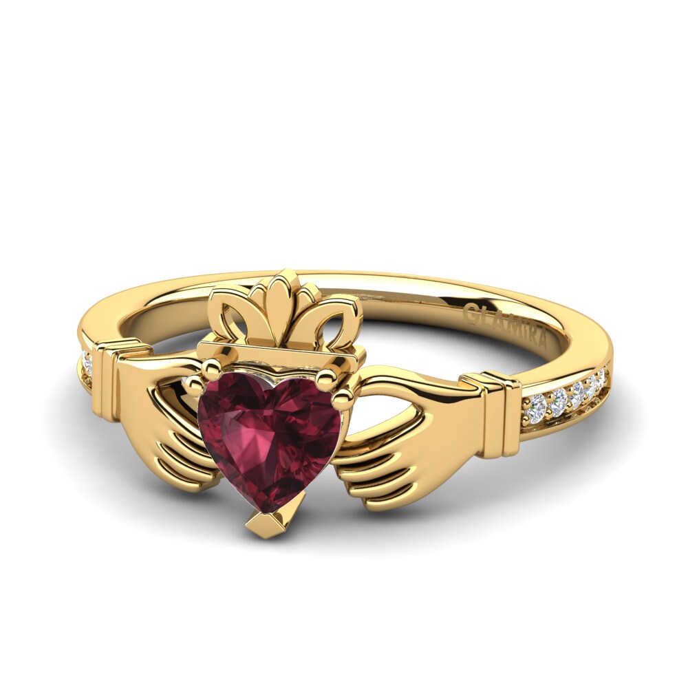 Garnet Engagement Ring Tamara