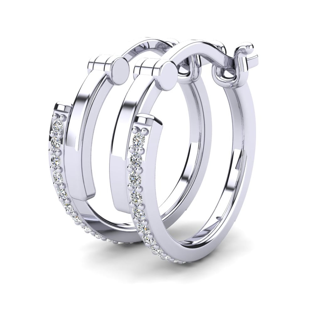 Labor-gezüchteter Diamant Damen ohrring Tercimer