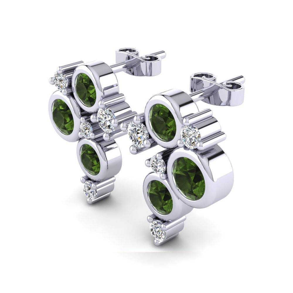 Green Tourmaline Women's Earring Tolash