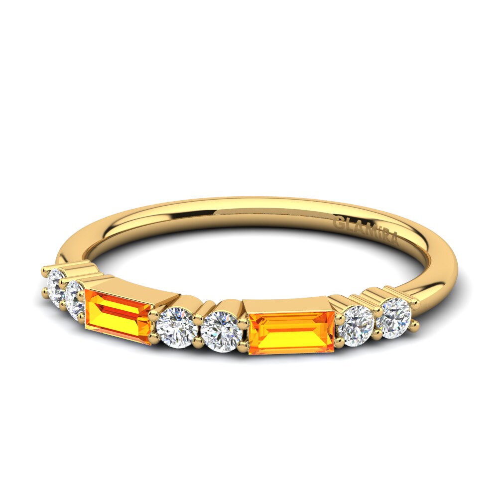 Bague Tortilla Citrine