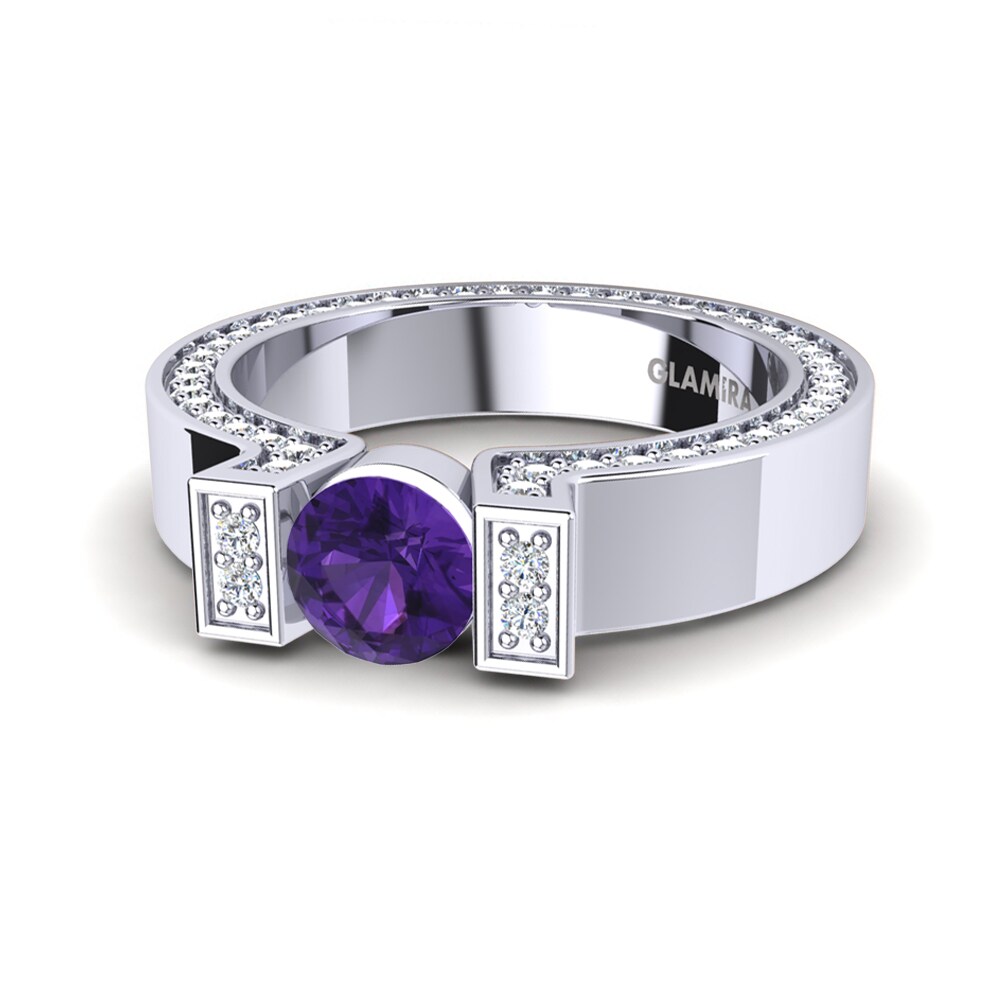 Améthyste Bague de fiançailles Viveca