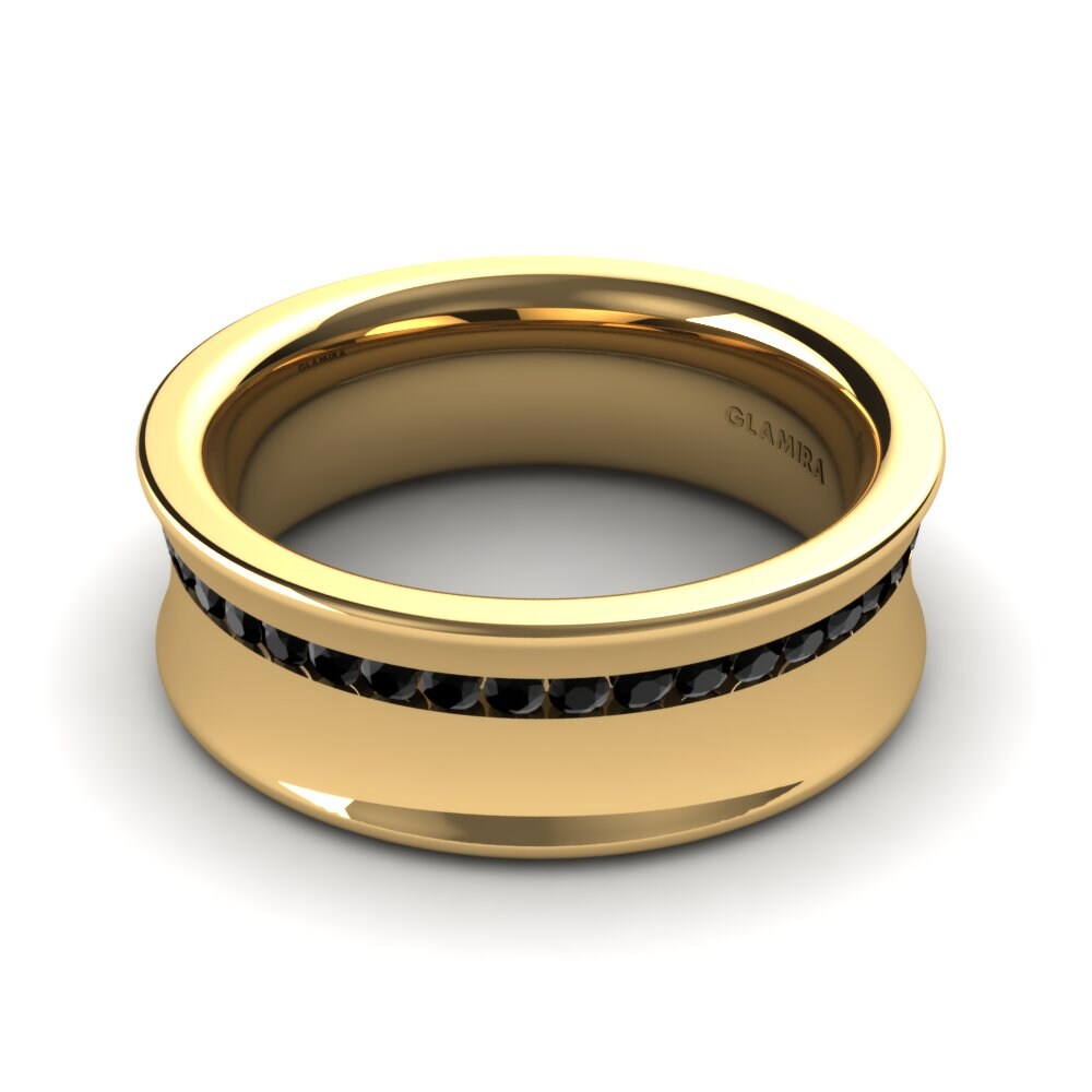 Schwarzer Diamant Ring Casey