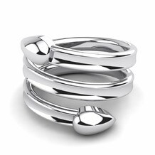 Moderno Diseños sencillos de anillos