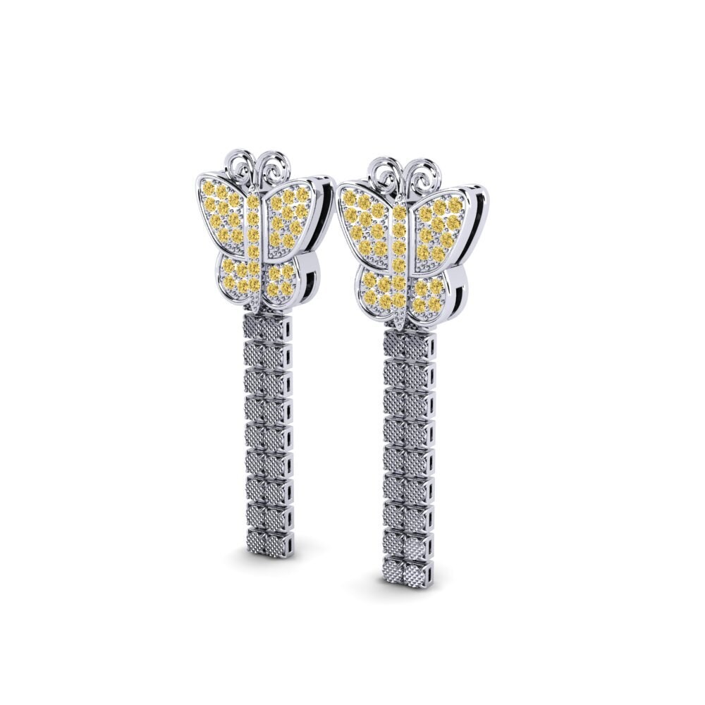 Yellow Diamond Women's Earring Aalim