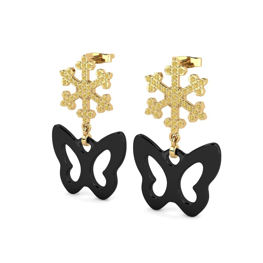 Yellow Diamond Women's Earring Aaraa