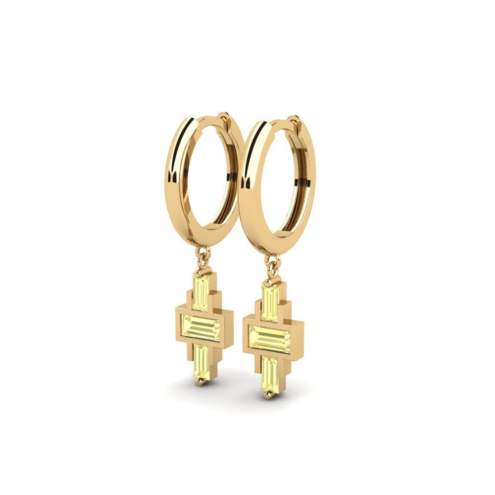 Yellow Sapphire Women's Earring Nebiah