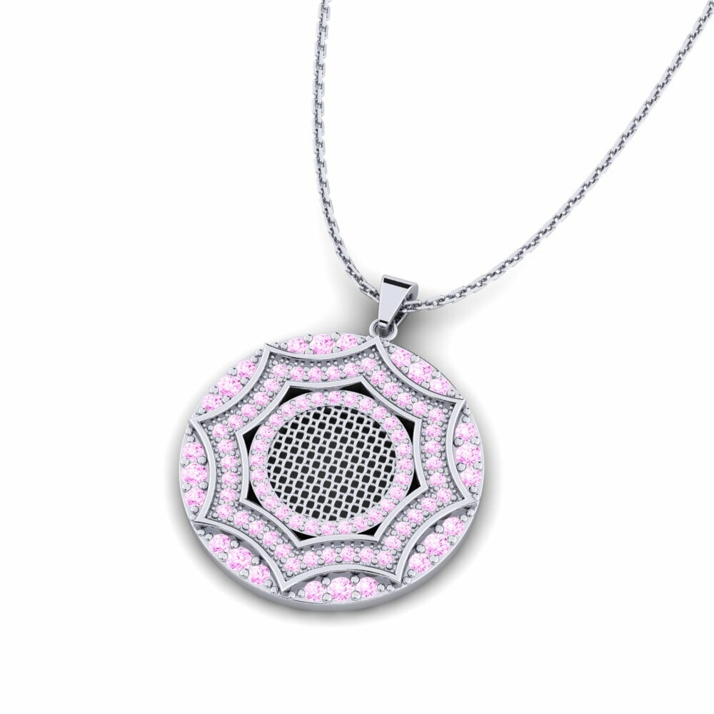 Pink Sapphire Women's Pendant Abas