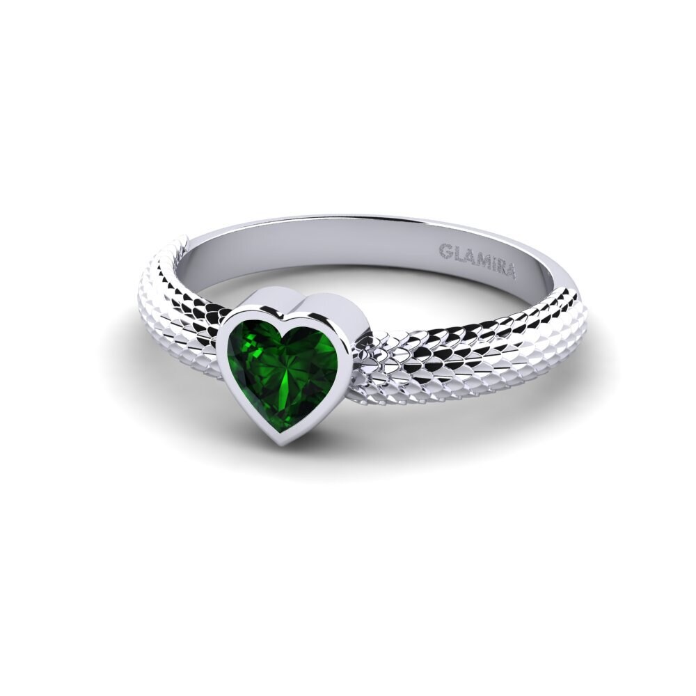 Turmalina verde Anillo de Mujer Abbacy