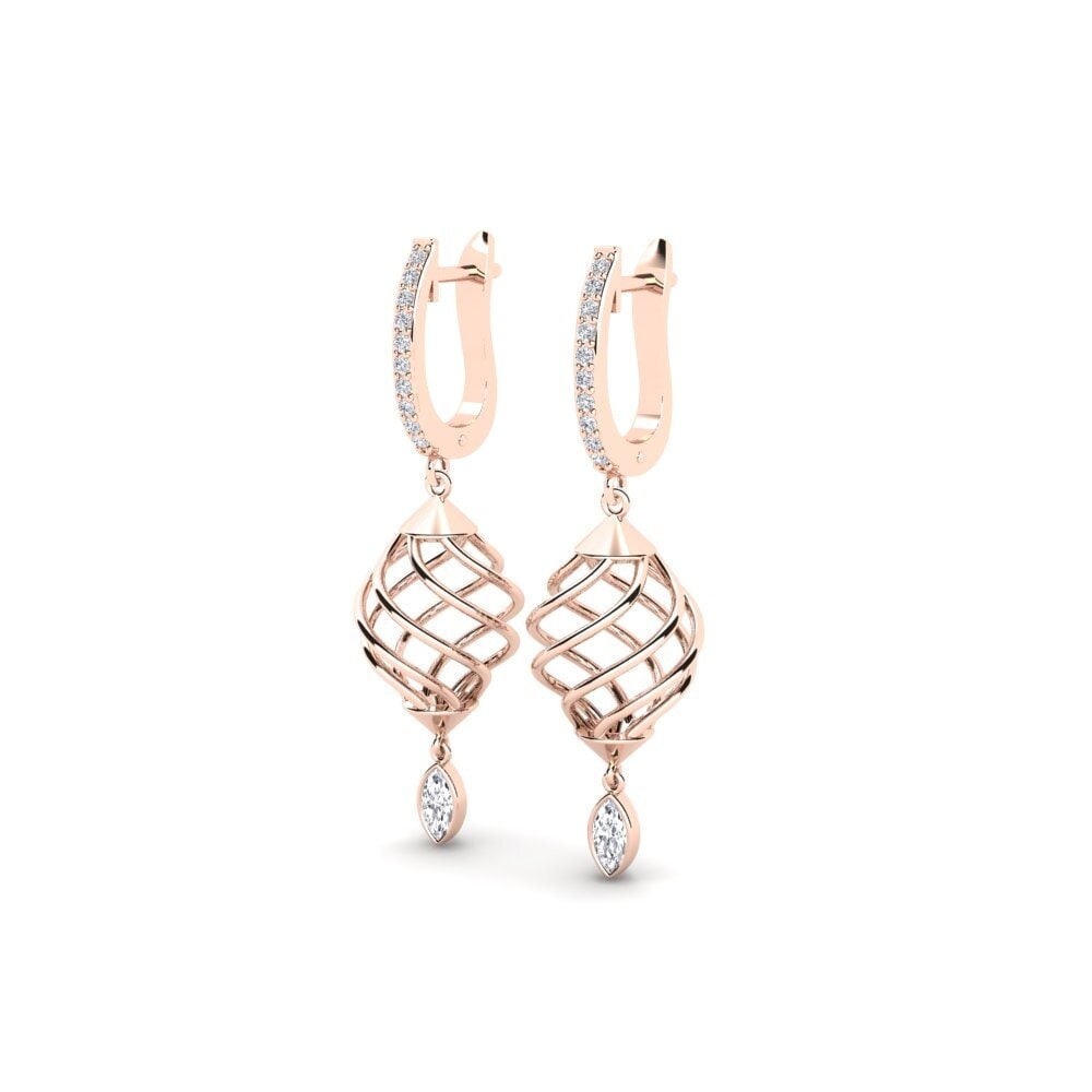 Diamant De Synthèse Boucle d'oreille femme Abbey