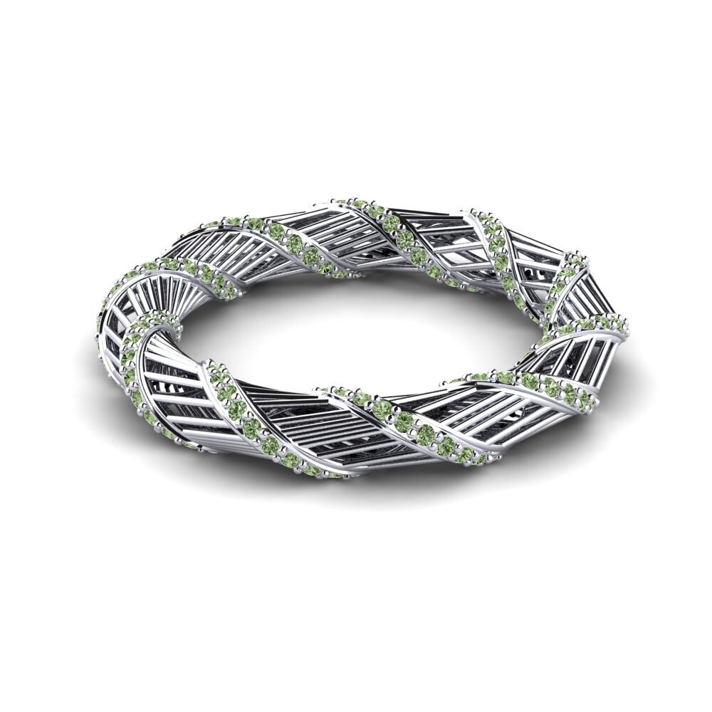 Green Diamond Ring Abedin