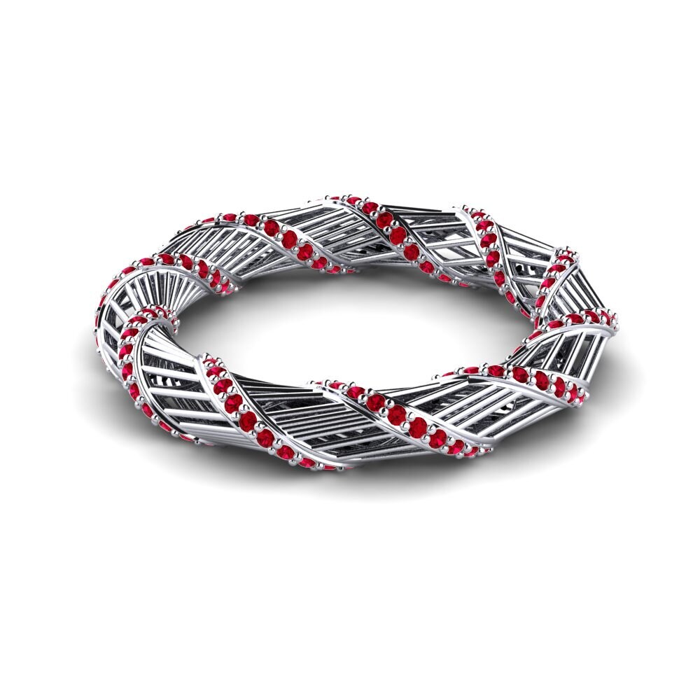 Circonita Roja Anillo Abedin