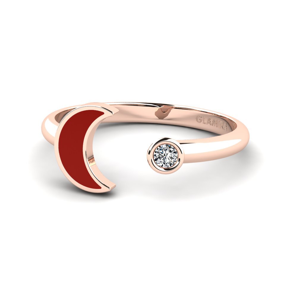 14ct Rose Gold Ring Abeluie