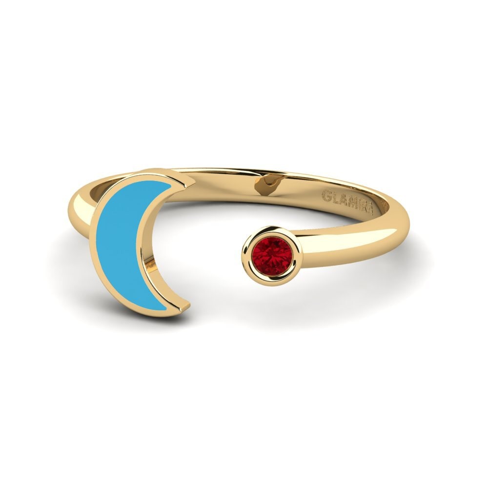 Red Zirconia Ring Abeluie