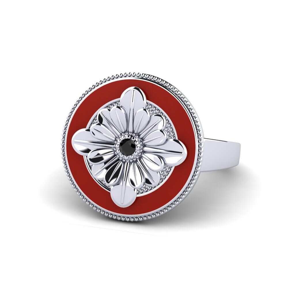 Zafiro negro Anillo Ablatifa