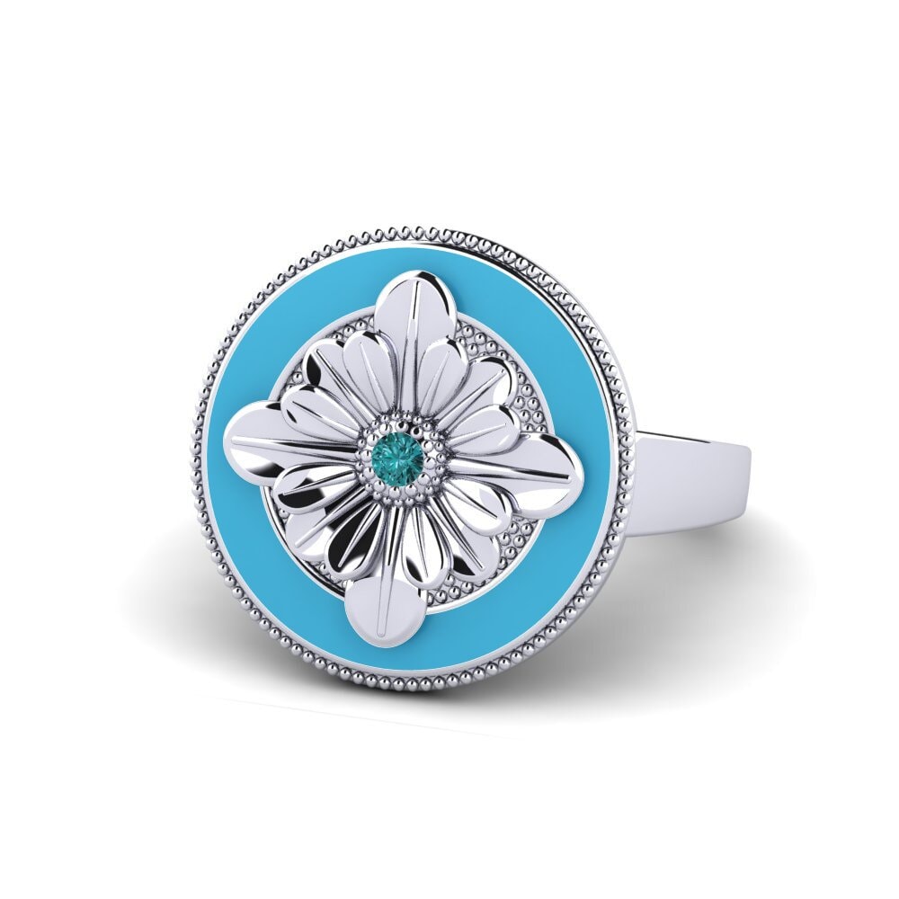 Blauer Diamant Ring Ablatifa