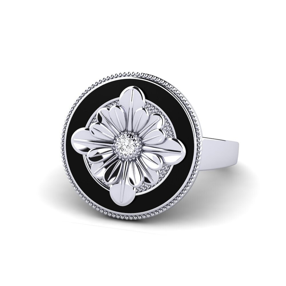 Zafiro blanco Anillo Ablatifa