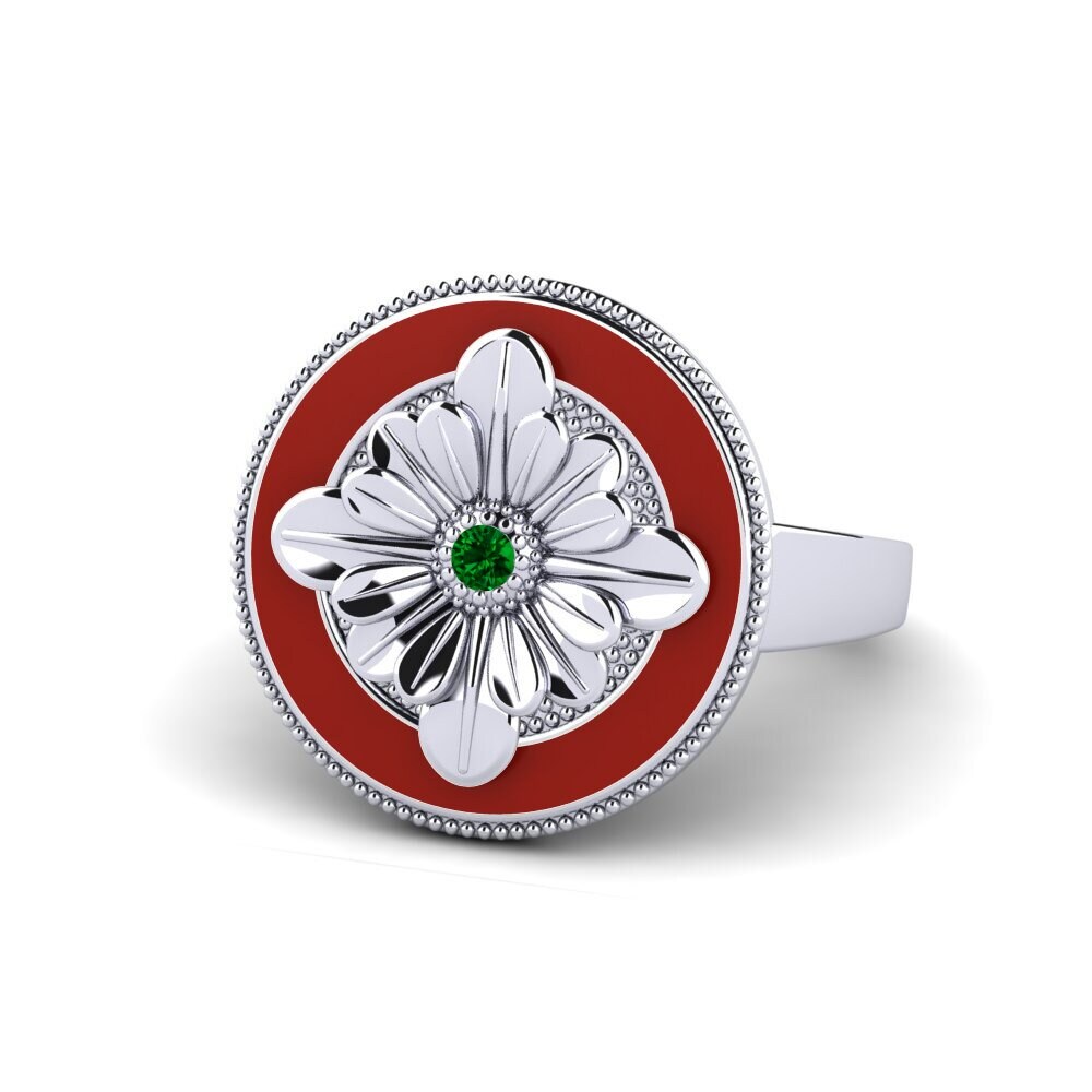 Grüner Zirkonia Ring Ablatifa