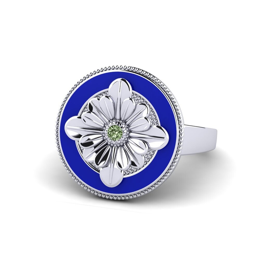 Grüner Diamant Ring Ablatifa