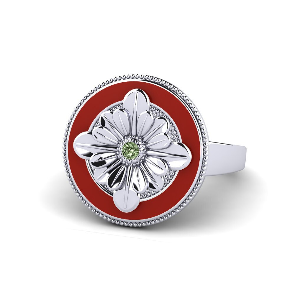 Grüner Diamant Ring Ablatifa