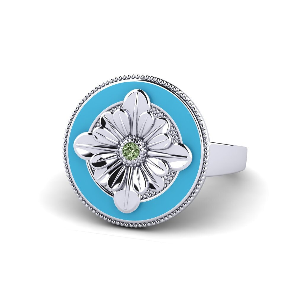 Grüner Diamant Ring Ablatifa